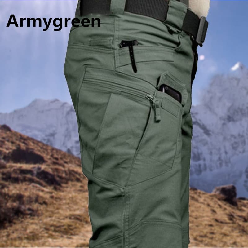 6XL Homens Carga Calças Casuais Clássico Caminhadas Ao Ar Livre Trekking Corredores Táticos Do Exército Camuflagem Militar Multi Bolso Da Calça