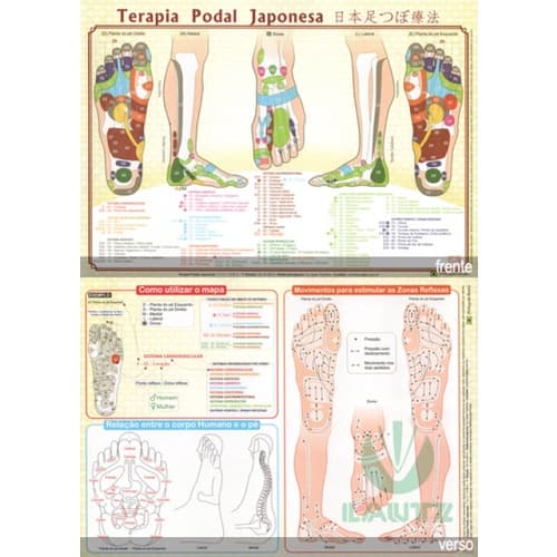 Mapa Terapia Podal Japonesa