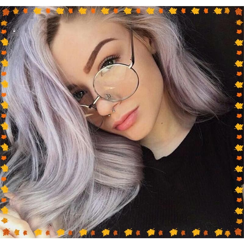 Óculos redondos simples unissex, óculos com armação de metal para festa de casamento, para homens e mulheres