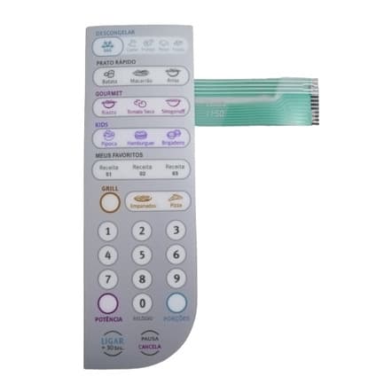 Membrana Teclado Microondas Electrolux MEG41
