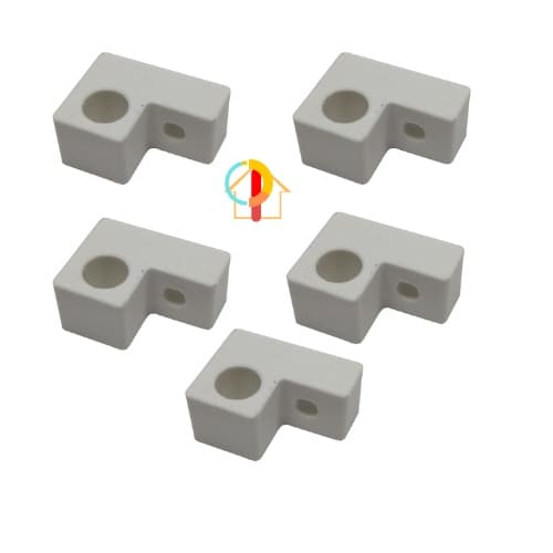 Kit Com 5 Suporte Isolador Louca Resistencia Forno Elétrico
