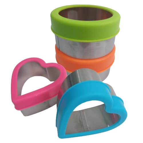 Cortador em Aço com Protetor de Plástico Diversas Formas para Biscoitos e Massas