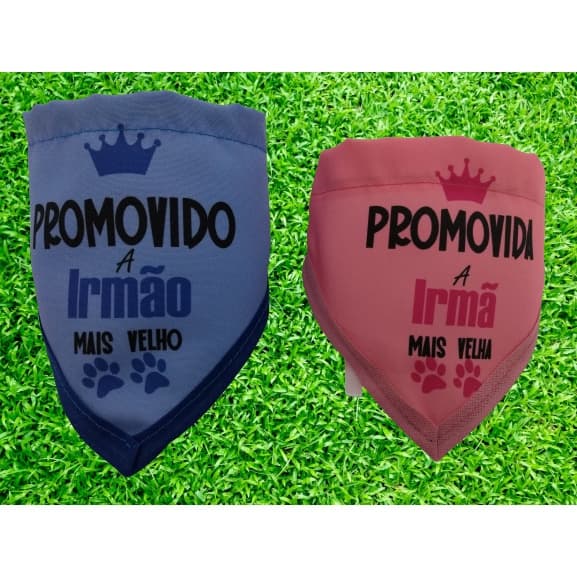 Bandanas Promovido a Irmão mais velho pet's / bandanas para animais de estimação