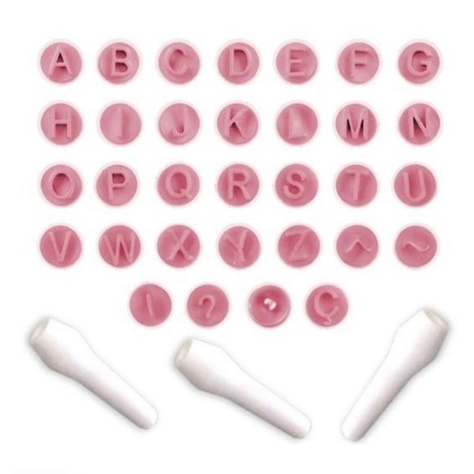 Kit Carimbos Letras - Blue Star