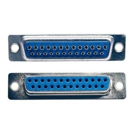 Kit 10 Peças - Conector Db25 Fêmea Solda Fio