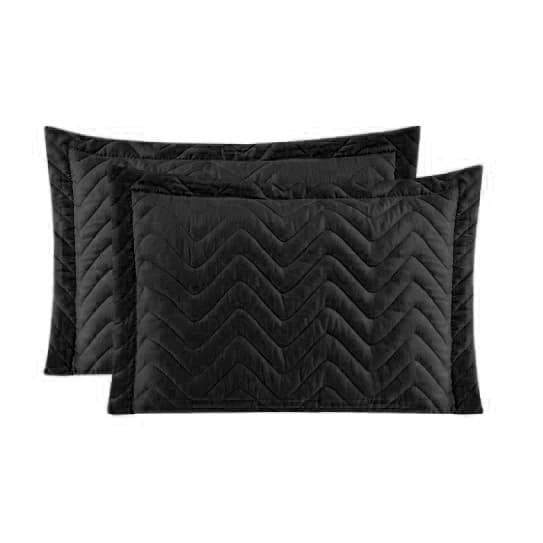 Capa Porta Travesseiro Fronha Matelasse Avulso 70CM x 50CM Preto