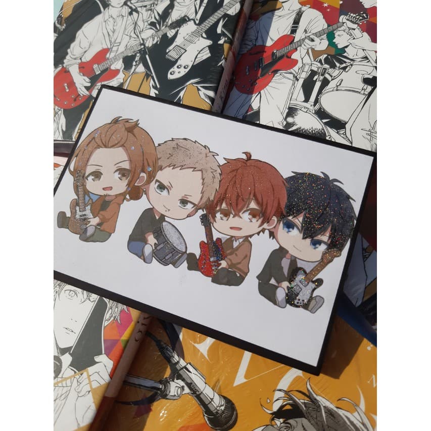 Cartão personalizado do anime e mangá Given