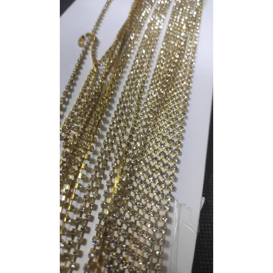 Strass De Ferro - Metro, Pedra 1mm e 3mm- Ideal p/ vestidos, bolsas, etc.