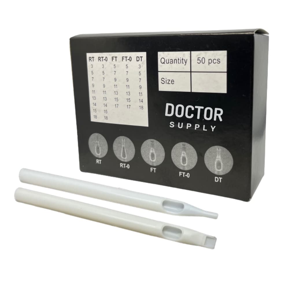 Ponteira Descartável Long Tip Traço RL Pintura MG Tattoo Tatuagem Bico