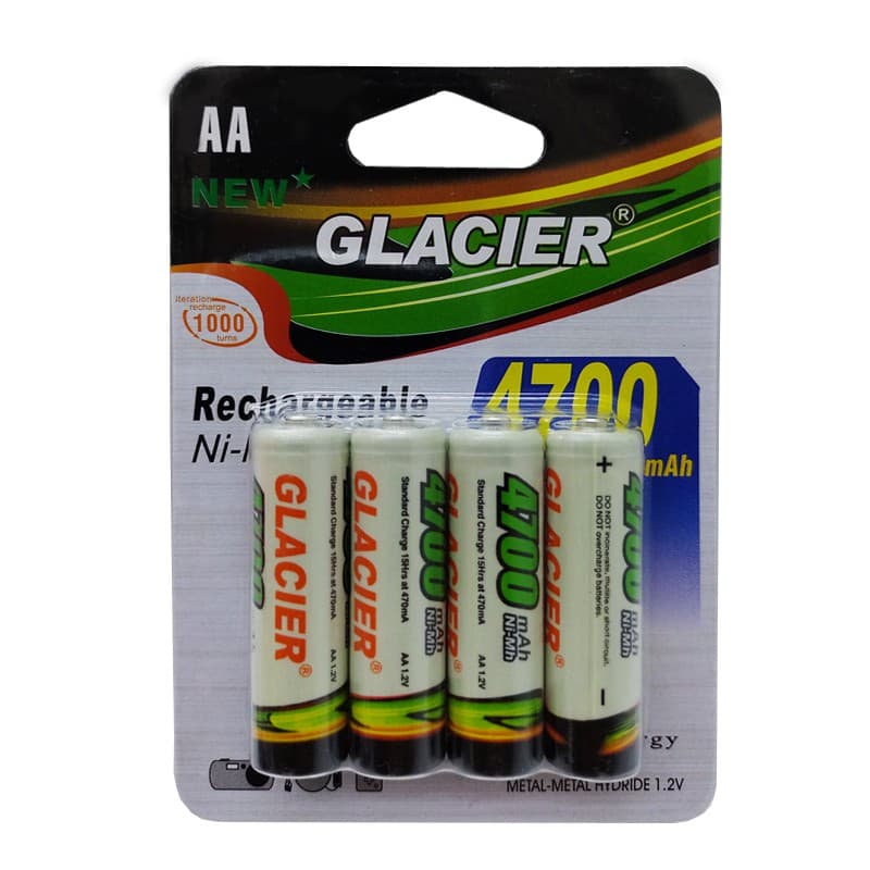 4 Pçs/Cartela Pilha AA Recarregável de 4700mAh Oferta