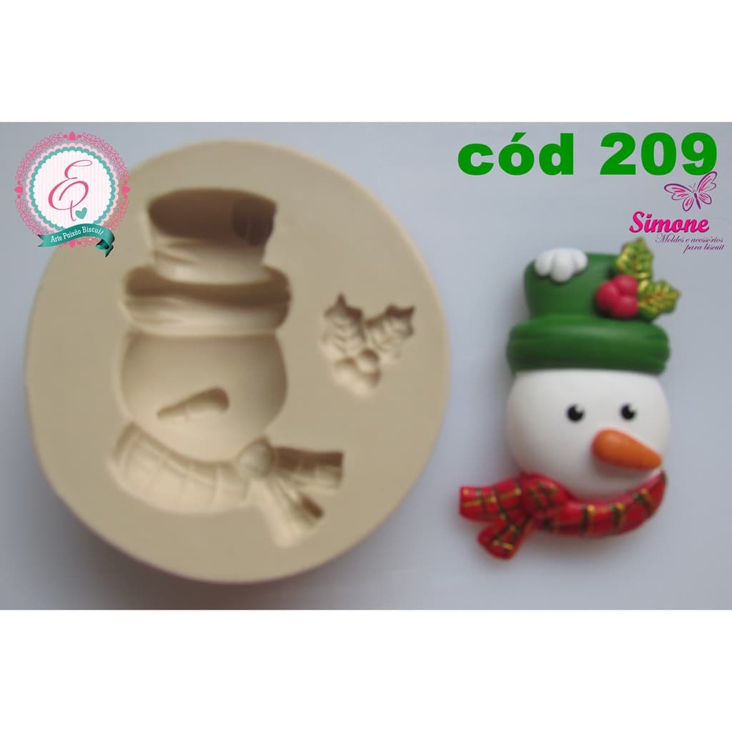 Cabeça Boneco de Neve - cód 209