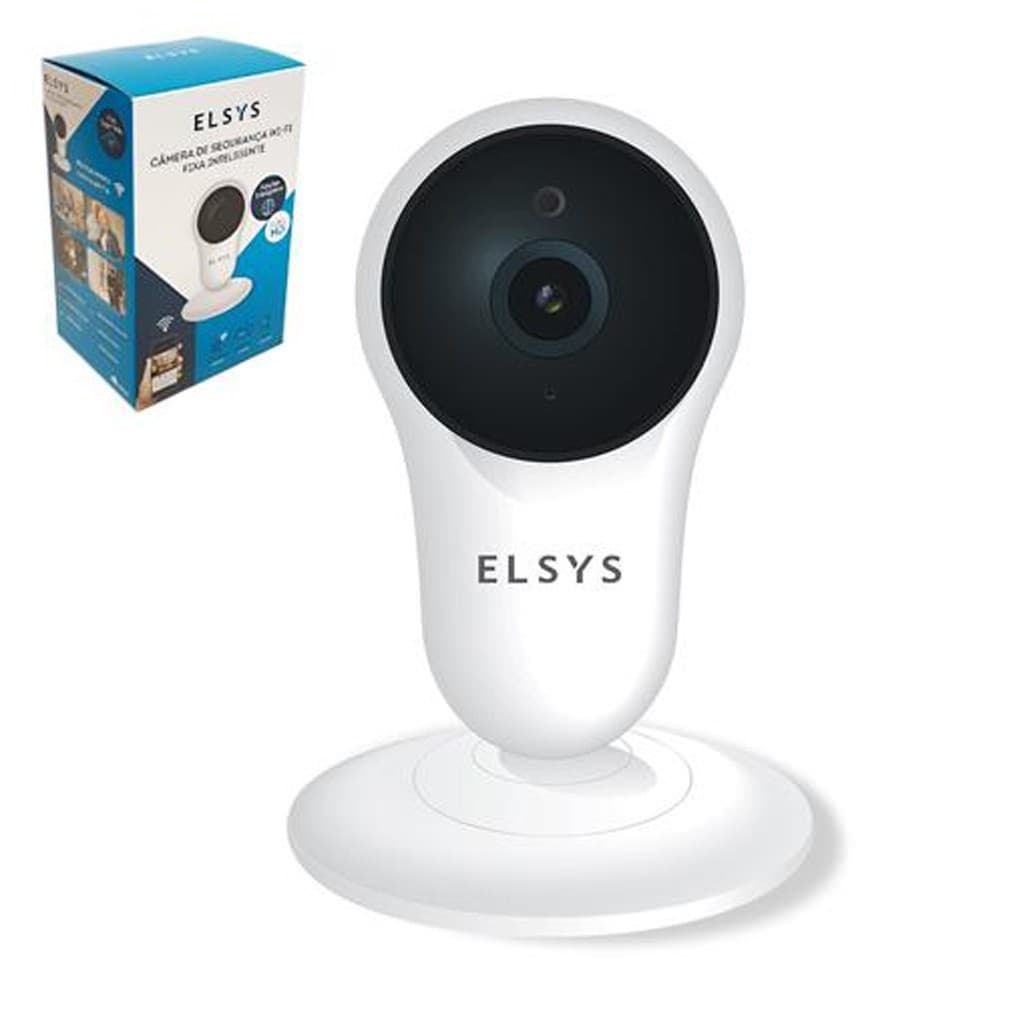 Câmera Wi-Fi Inteligente Full HD Interna Elsys