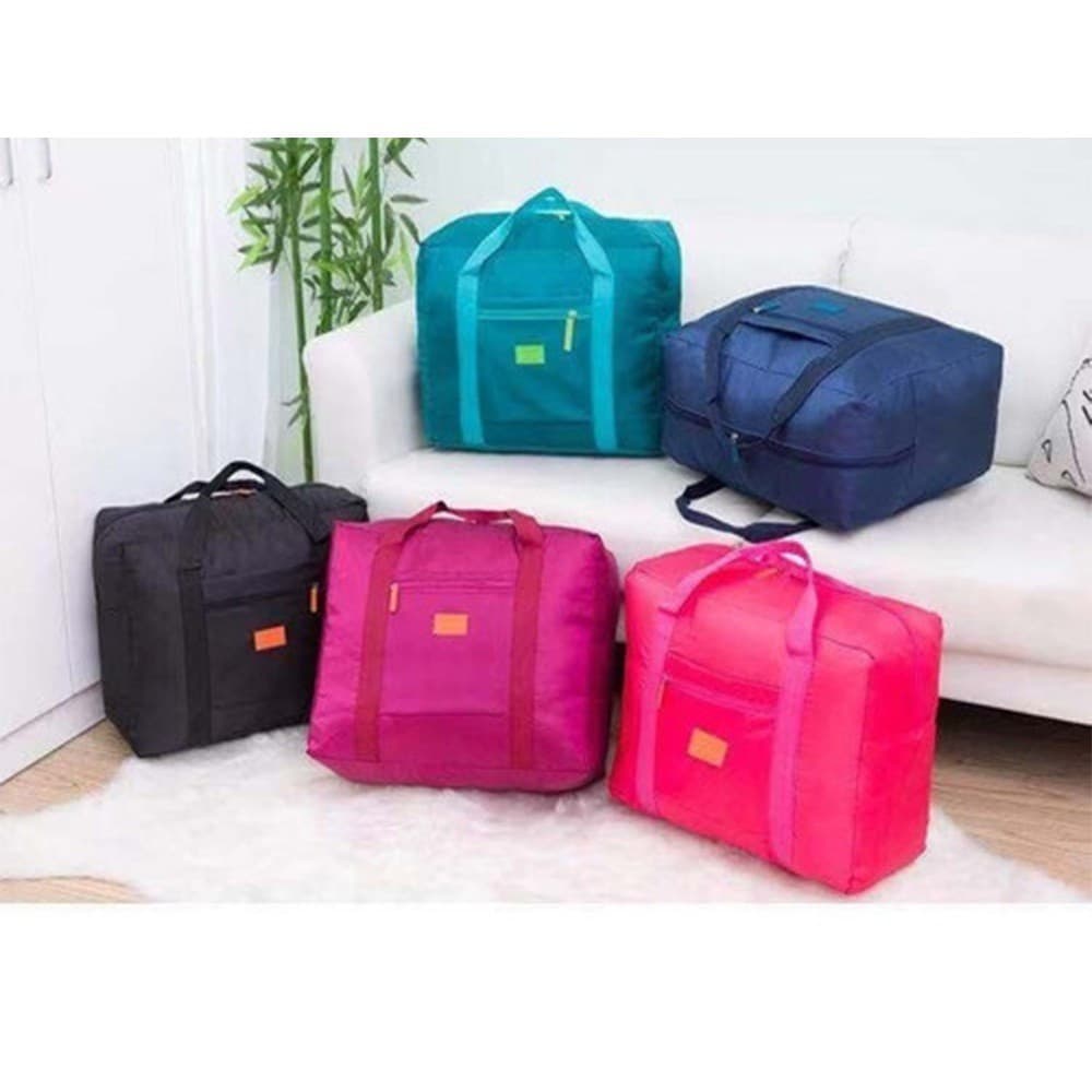 Bolsa/ Sacola Dobrável De Viagem Travel Bag Prende Na Mala