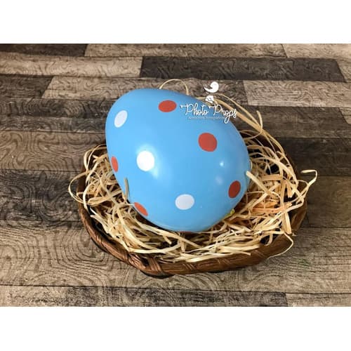 Ovo Bluechok 15 Cm New Born Props Páscoa