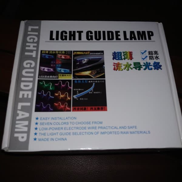 RGB Drl Flexível Slim Sobrancelha Lâmpada Remota Cor Fox 45 Cm HS R167