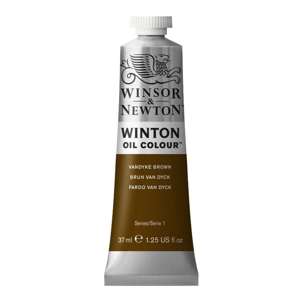 Tinta óleo Winton Winsor & Newton 37ml 676 Vandyke Brown