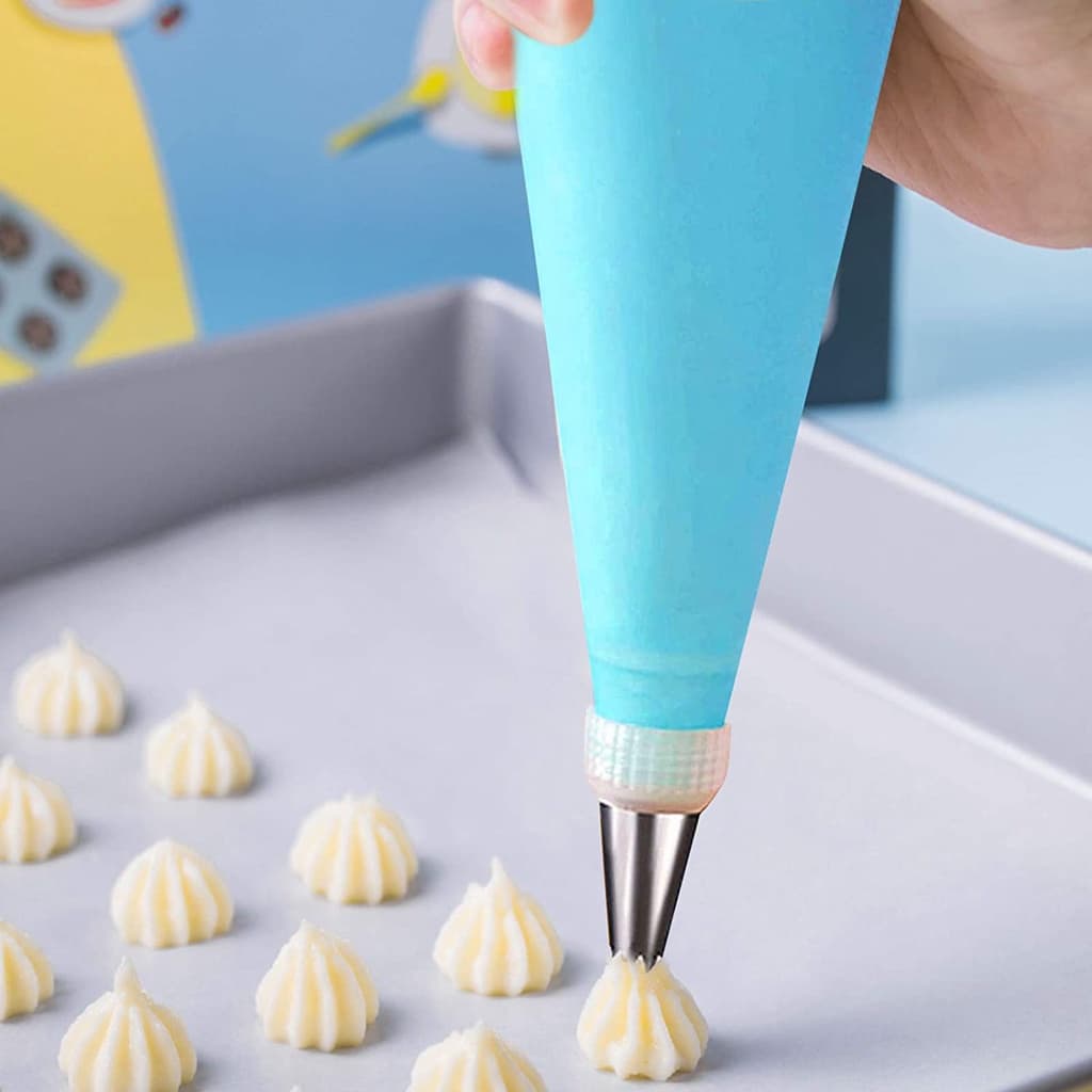 24 Pçs Conjunto De Confeiteira + 3 Pçs Espatula Decorativa Espátulas e Pegadores de Cozinha