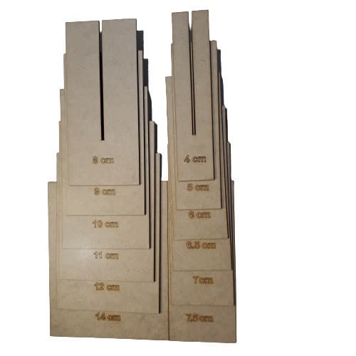 kit 12 gabarito laço catavento Cris Artesanatos