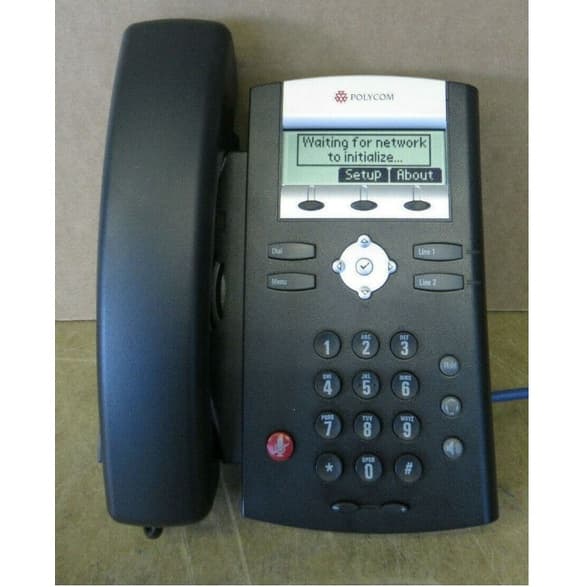 Telefone Digital Ip Voip Poe Polycom Soundpoint Ip331 Usado