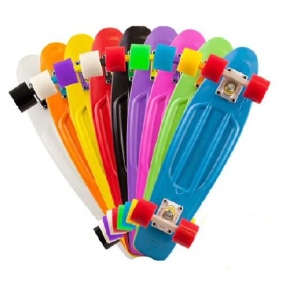 Skate Cruiser Mini Longboard Retro Rodas Truck Alum 100 Kg.