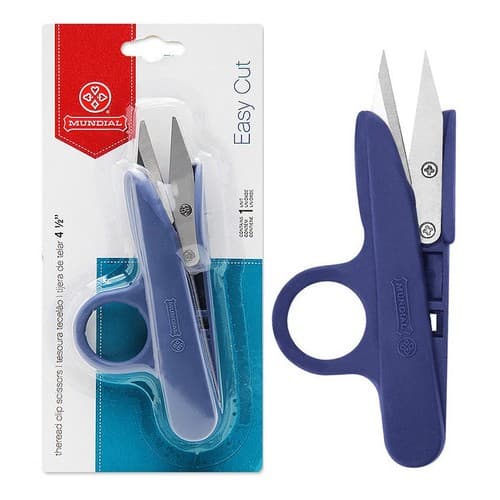 Tesoura De Arremate Mundial Tecelão Easy Cut Cabo Colorido