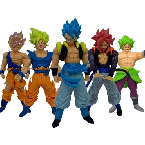 Boneco Dragon Ball Z Goku Instinto Super Broly Sayajin Action Rose Vegeta 18cm -ENVIO IMEDIATO