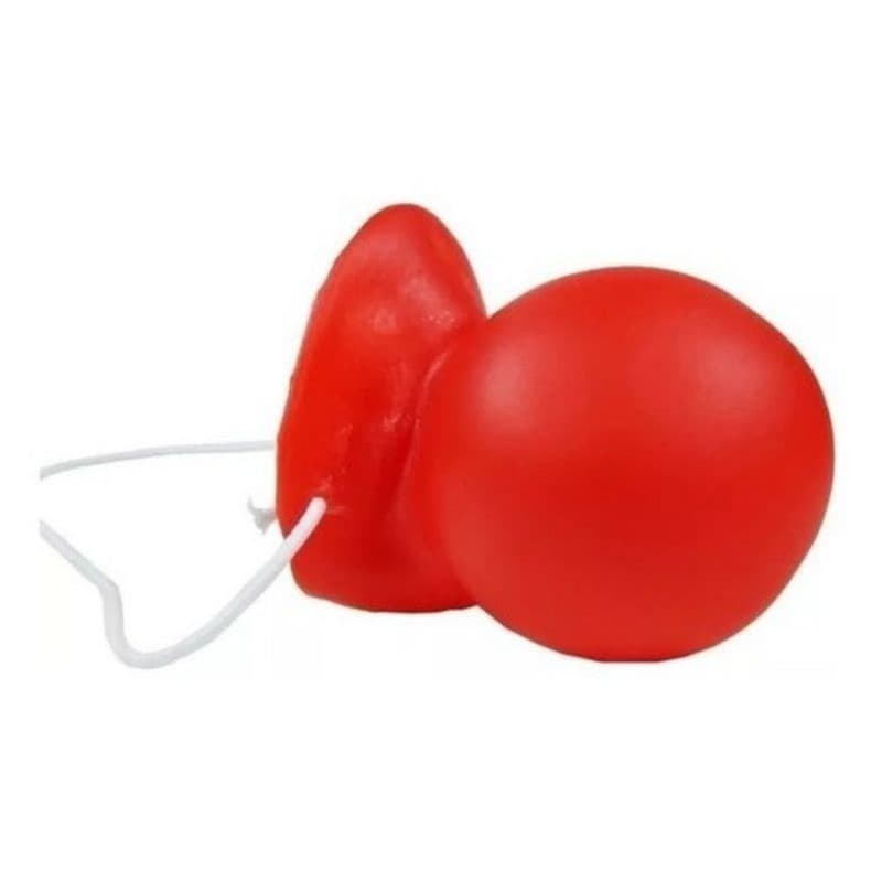 Nariz de Palhaço com Buzina em Látex com Elástico Ajustável para Fantasia Festa Circo Carnaval 6x4,5cm Halloween