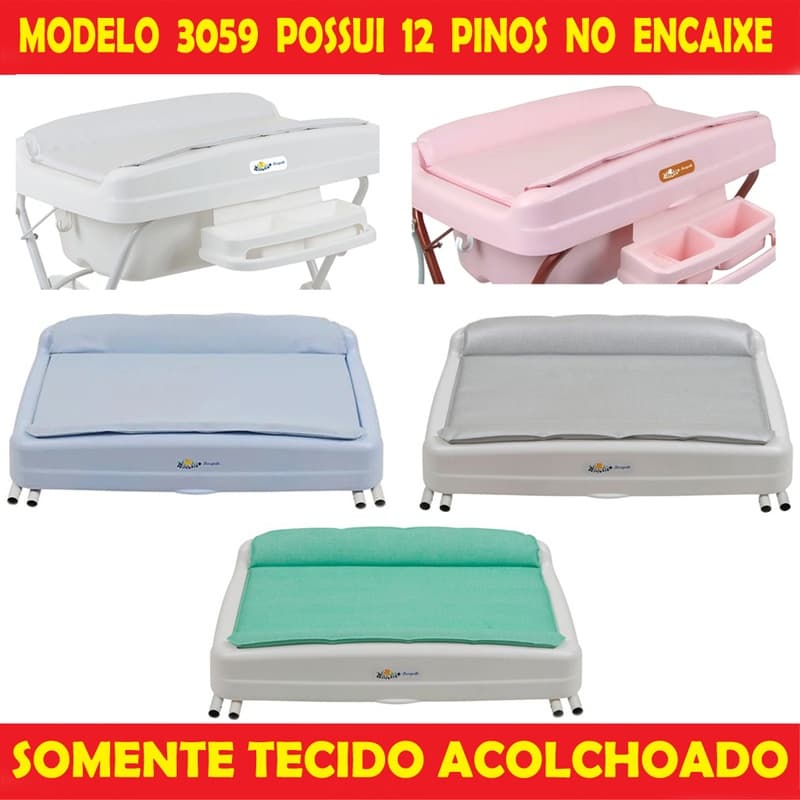 Estofado Impermeável Original Do Trocador da Banheira Millenia+ Modelo 3059 Burigotto