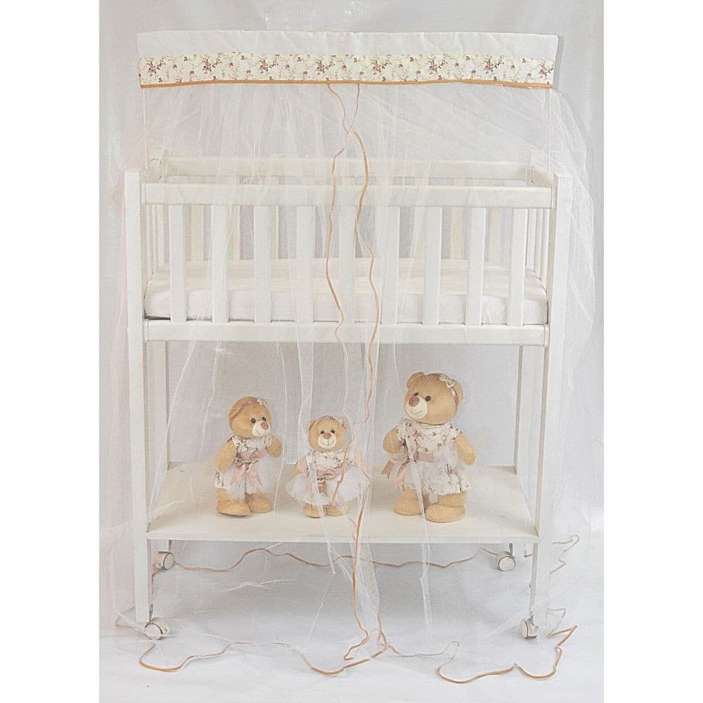 Mosquiteiro para Mini Berço com Bandô Menina Várias Cores