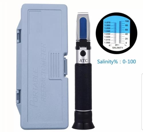 Kit 3 Refratômetro P Aquário Marinho Densidade Salinidade