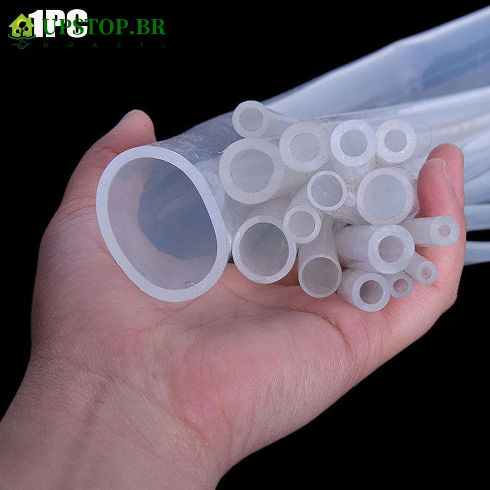 Upstop Tubo / Mangueira De Tubo De Silicone Transparente De Alimentos / Leite / Cerveja Flexível De 1m