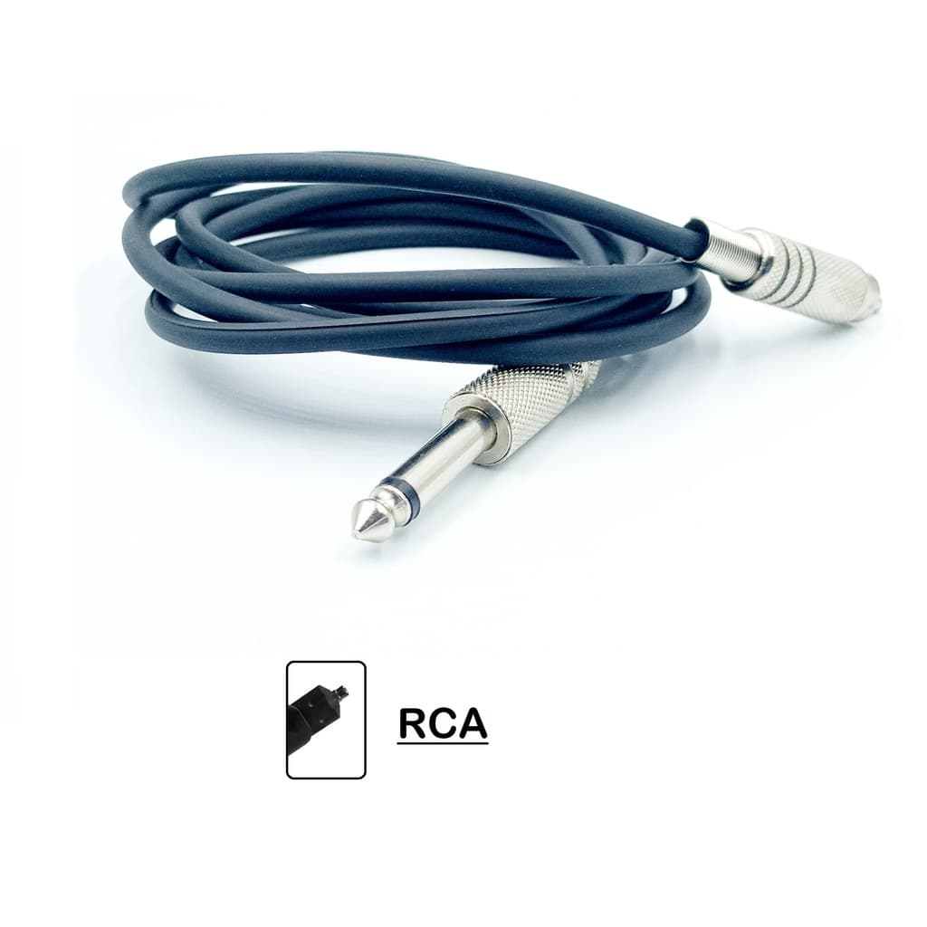 Cabo P10/ Rca Maquina  pop,pen,x13, para Tatuagem Original Borracha 1,6 Cod:0136