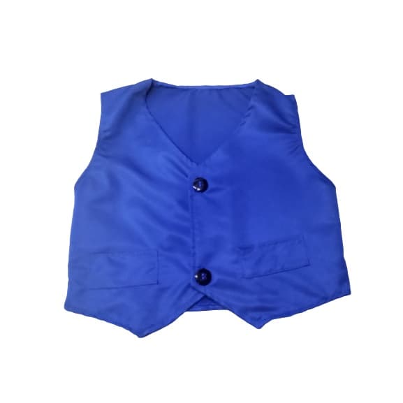 Colete social infantil  bebê Azul Royal 1 a 6 anos