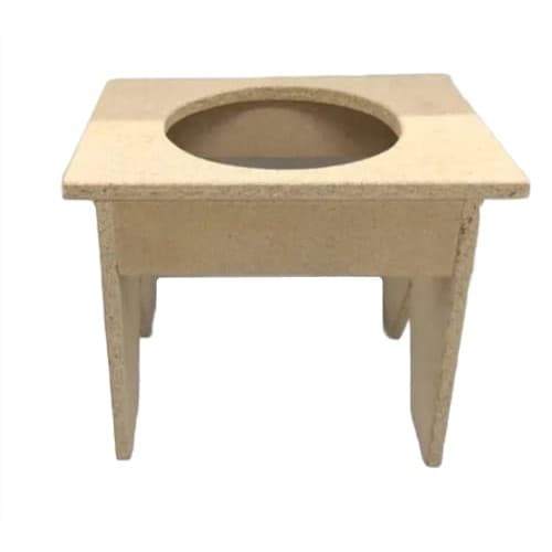 Suporte de Atabaque Simples Quadrado Umbanda Candomblé.