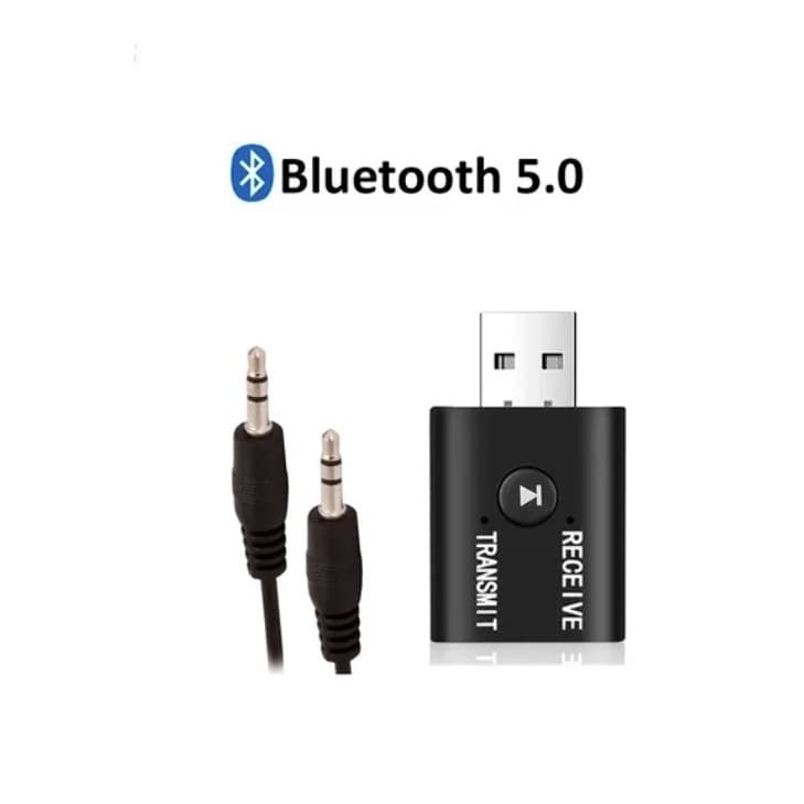Receptor E Transmissor De Áudio Bluetooth 2 Em 1 Bt 5.0 Usb