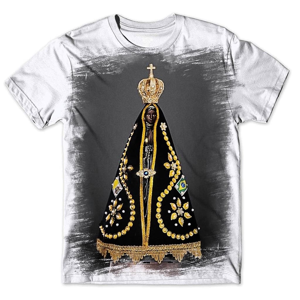 Camisa Camiseta Masculina Nossa Senhora Aparecida 49