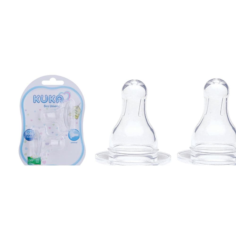 Bico de Mamadeira Kuka  Universal Silicone 2 Un cod.5025