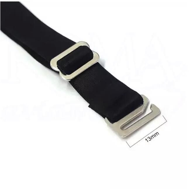 Alça para Sutiã 13mm (1par) avulsa pronta e afivelada (Branco, Preto, Nude e Chocolate)