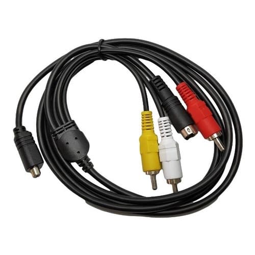 03 Cabos Av Cable  compativel com Sony Nex-vg900 Handycam Camcorder