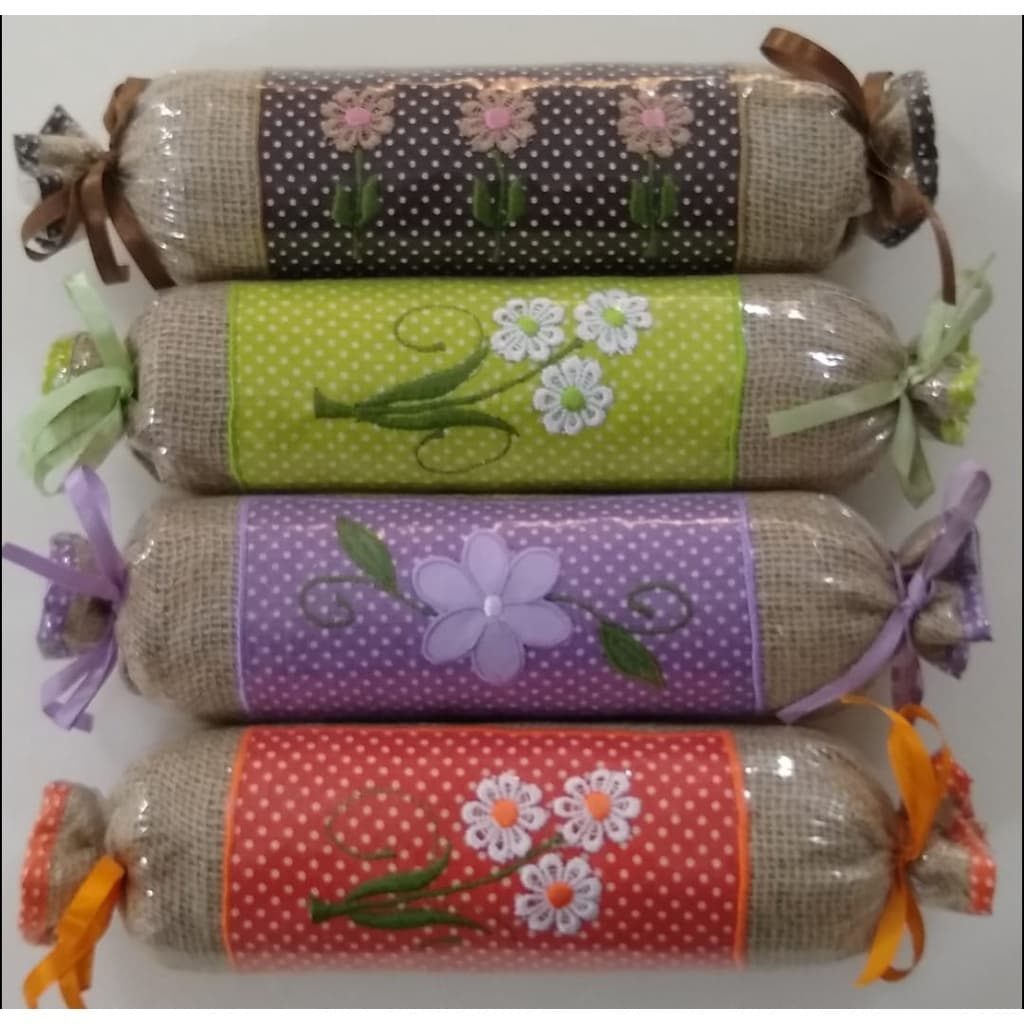 Peso para Porta Bala Bordada Plastificada 2 unidades