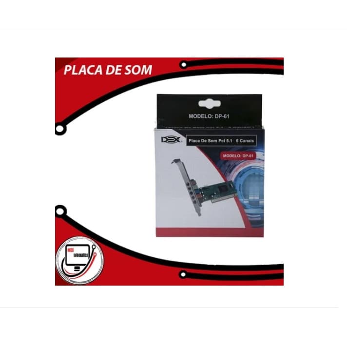 Placa De Som 5.1 Dp-61 Dex