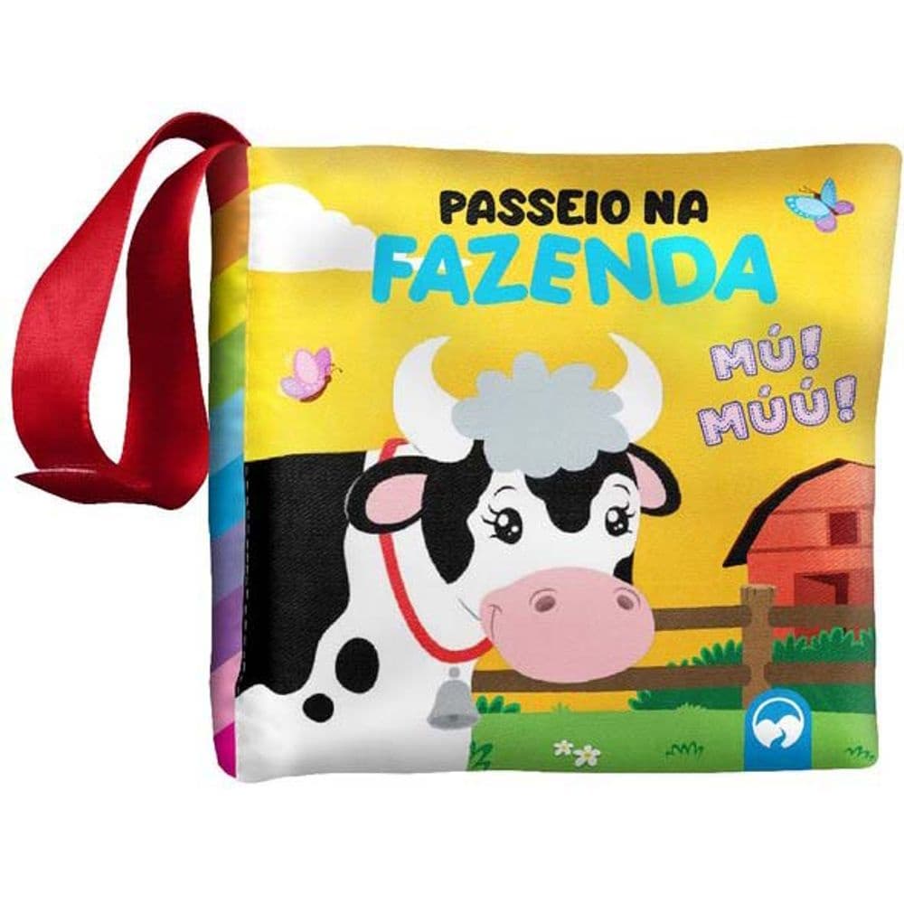 Livro Bebe Feliz Passeio Na Fazenda - Livro De Pano