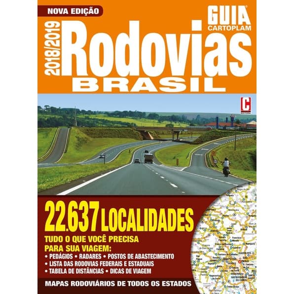 Guia Cartoplam: Rodovias Brasil 2018/2019