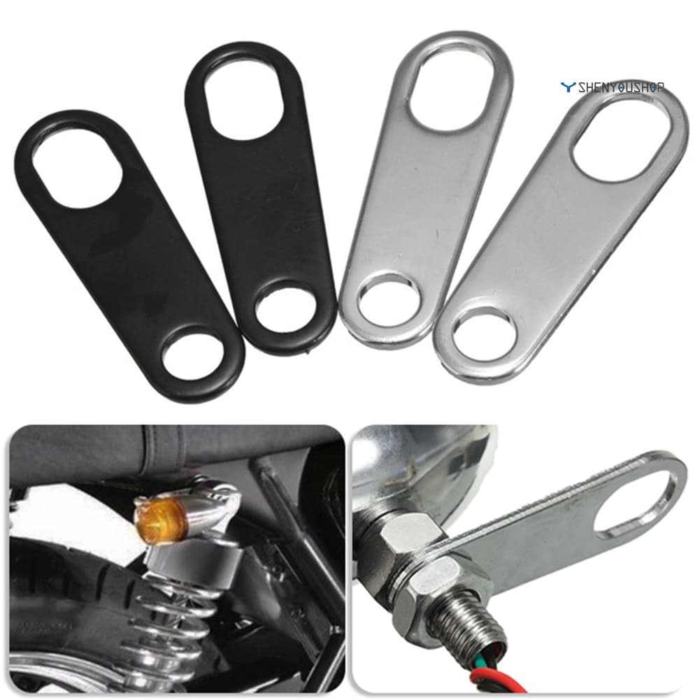 SHENYOU 10mm 2pçs Suporte Para Claro De Seta Indicadora De Motocicleta