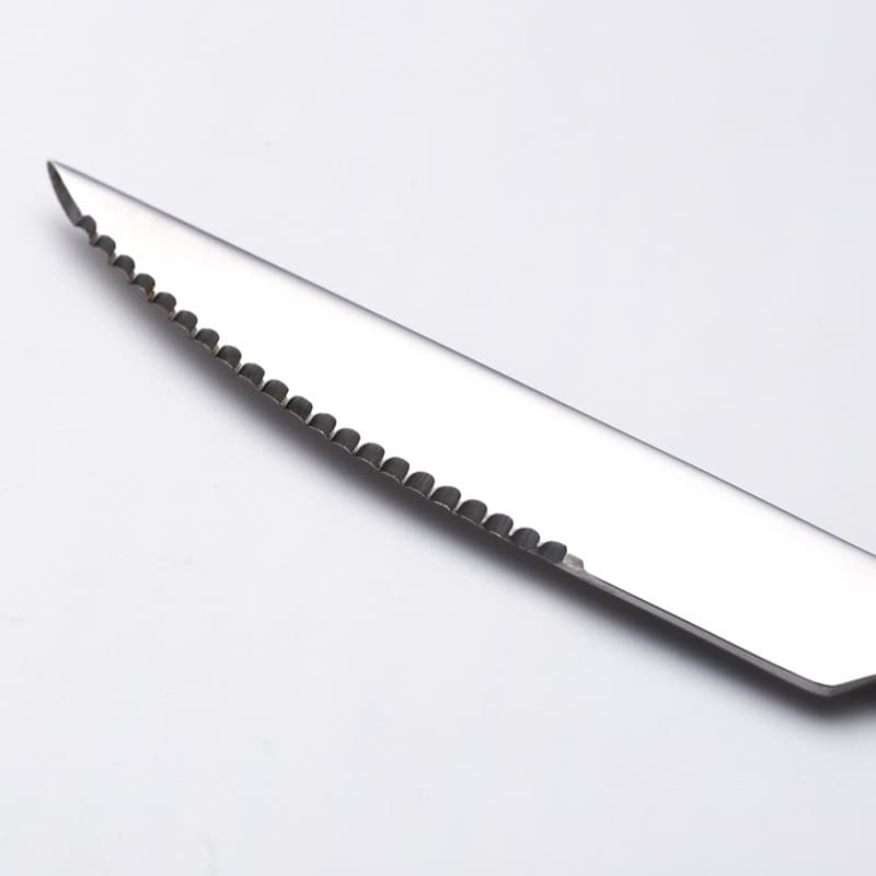 Kit C/ 6 Faca De Mesa Aço Inox ，Talhers Para Casa Hotel E Pousadas