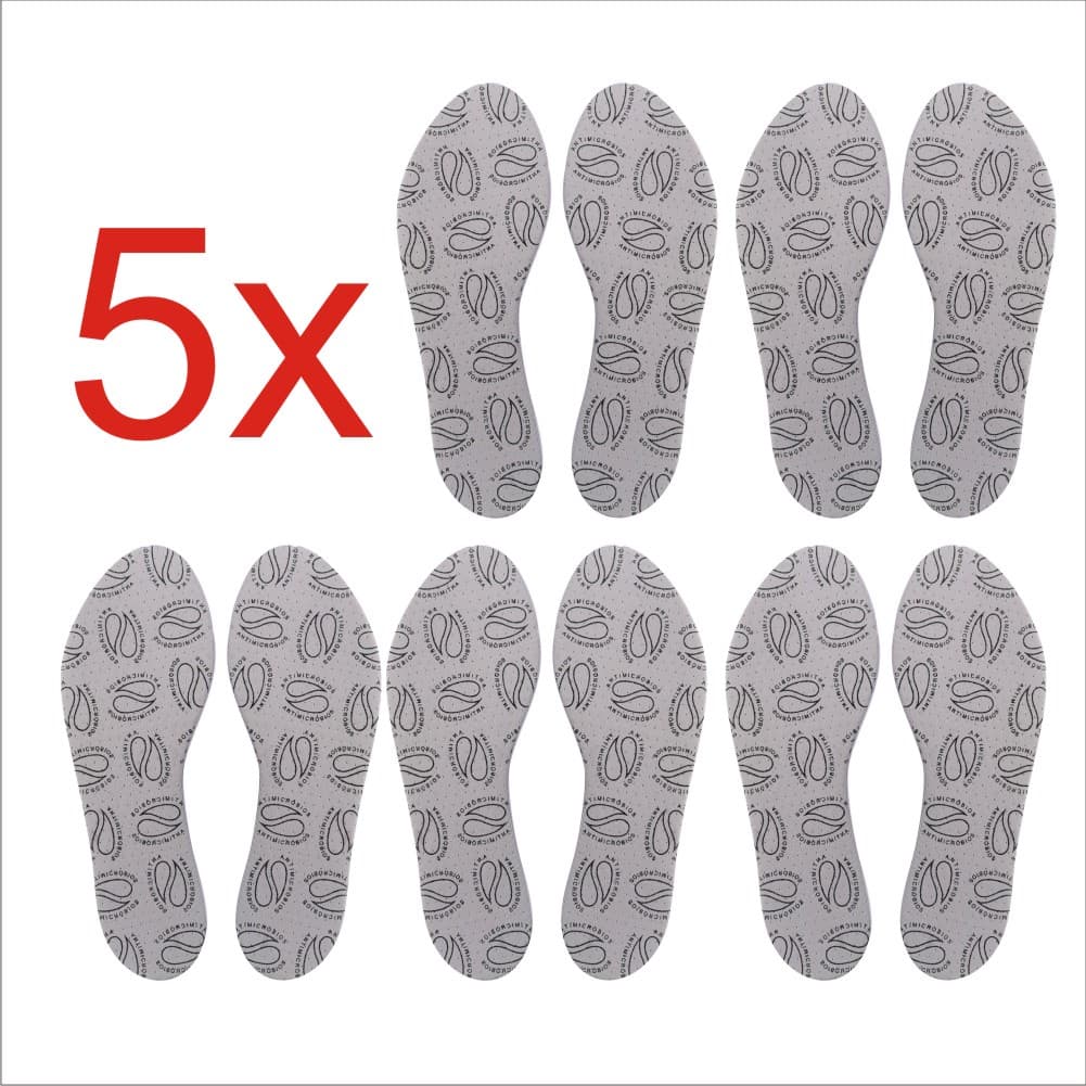 KIT PALMILHA CONFORTÁVEL ANTI ODOR Tam.: 33 Ao 45 = 5 PARES