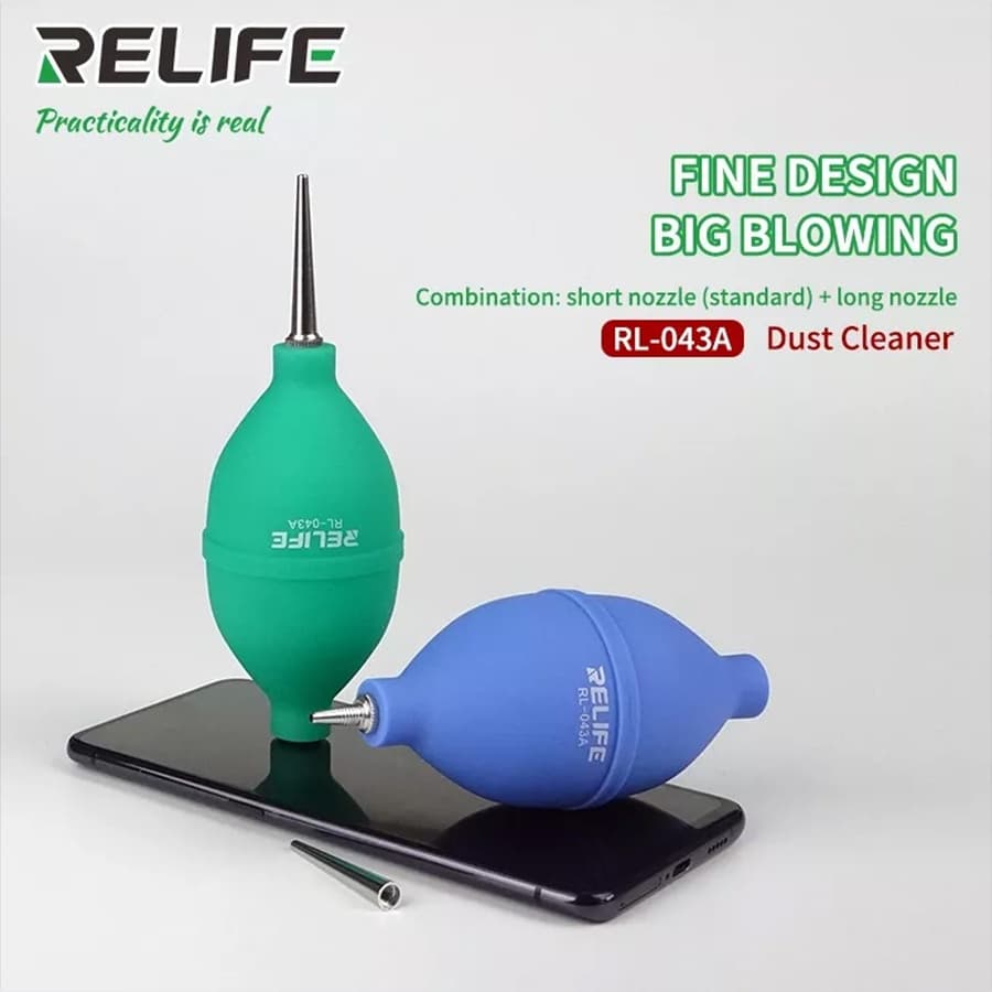 RELIFE RL-043A Limpador De Pó De Reparo Telefônico Bola Sopradora De Ar Para PCB Teclado Câmera Removedor Lentes