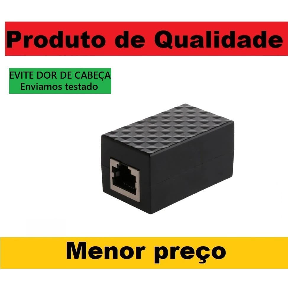 Protetor Rede Rj45 Lan Raio Surto Dados Dps 10/100/1000 Oferta