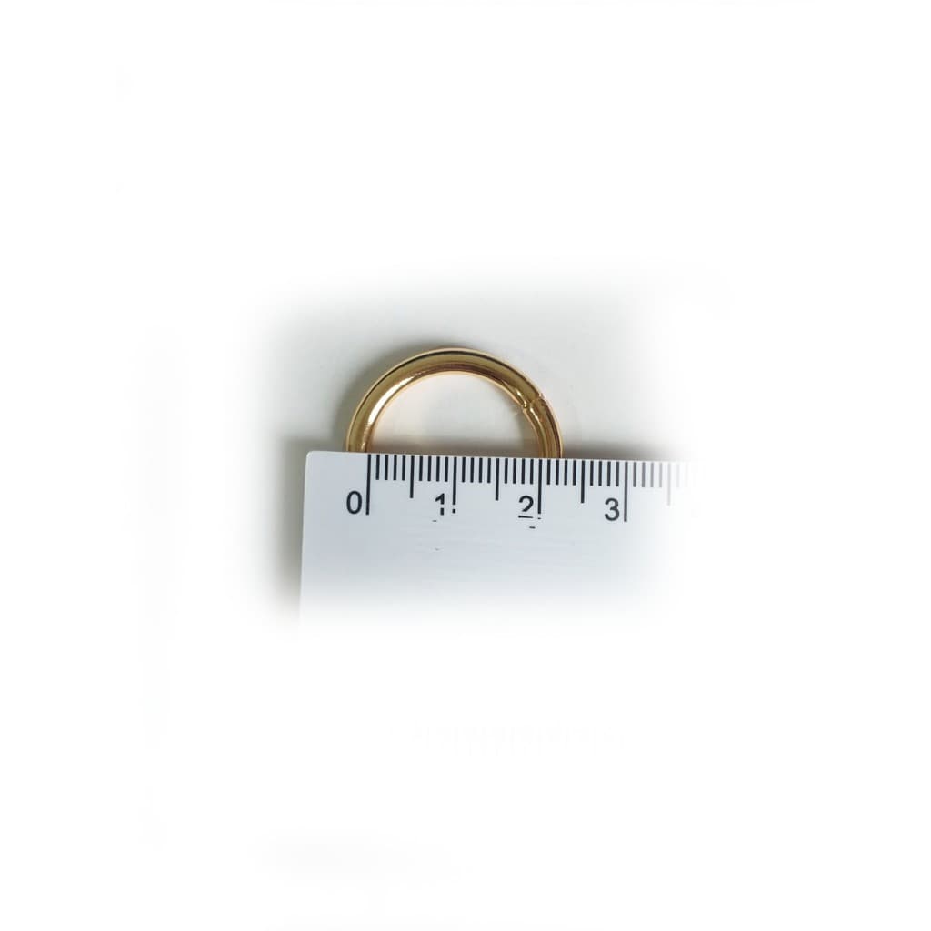 Argola 20mm -  DOURADA (banho cataforético) - 50 peças