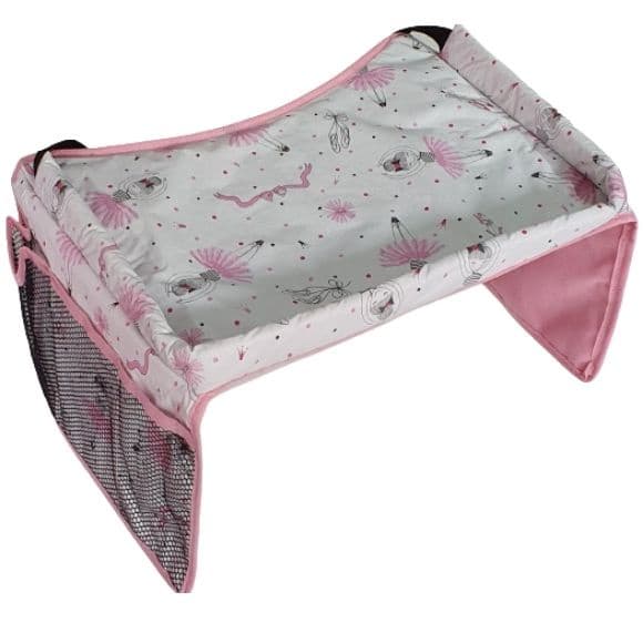 Mesinha De Atividade Portatil Casa Carro Apoio Para Cadeirinha  Brincar Feminino Rosa